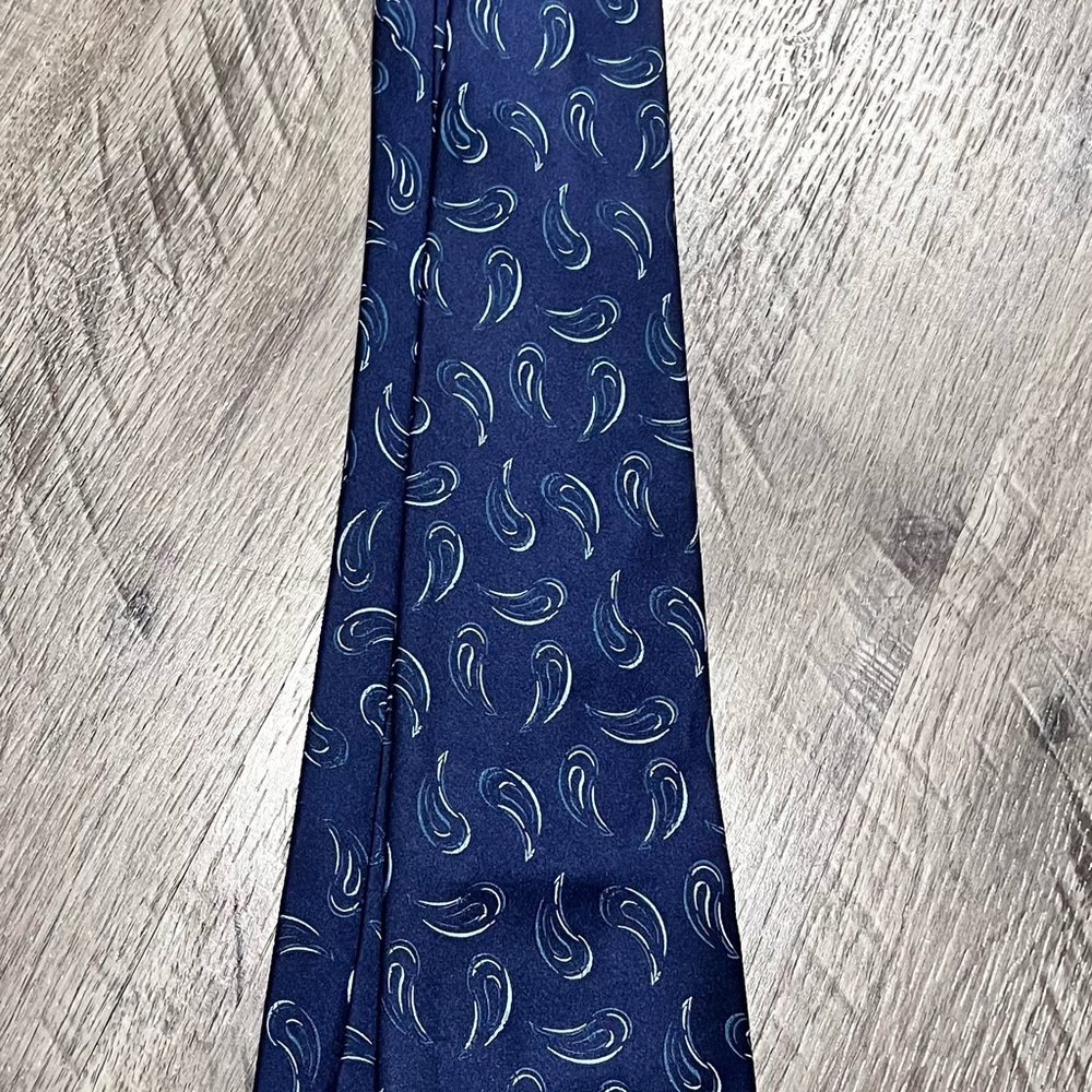 Giorgio Armani Blue Paisley Tie